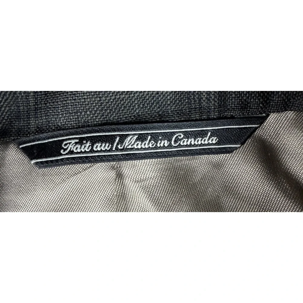Jack Victor Exclusive Collection Blazer Mens 42L Gray Plaid Wool Canada